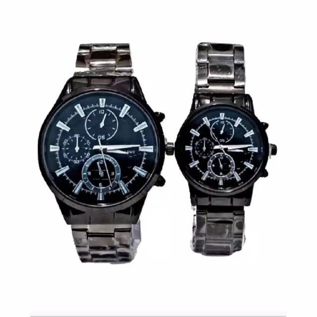 (Bayar Ditempat)Jam Tangan Couple Fashion Strap Rantai(Dikirim Dari Jakarta)