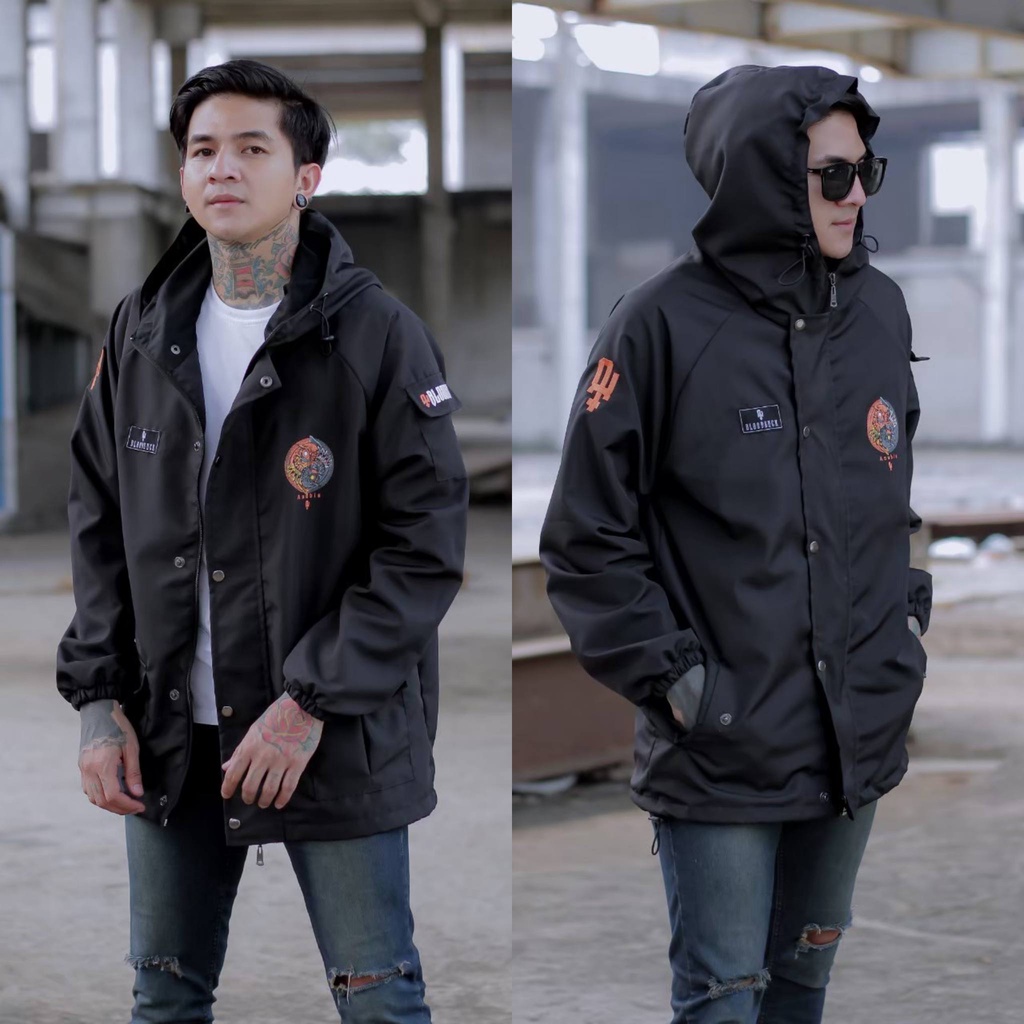 JAKET PRIA - JAKET CASUAL PRIA-JAKET SALVIOHEXIA-JAKET WATERPROOF OUTDOOR -JAKET PARASUT PRIA MURAH-Gambar 5