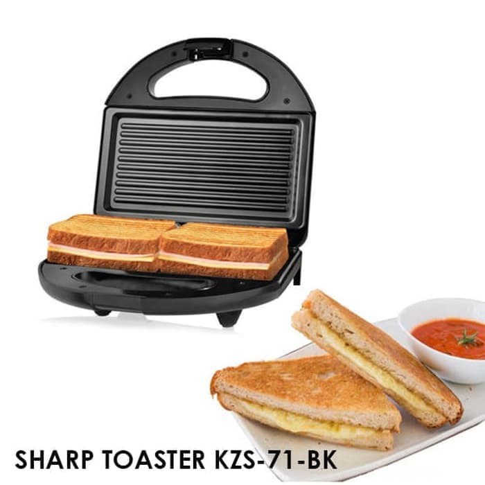 SHARP KZS 71 BK / SANDWICH TOASTER JEPIT 3 PLAT / KZS71BK