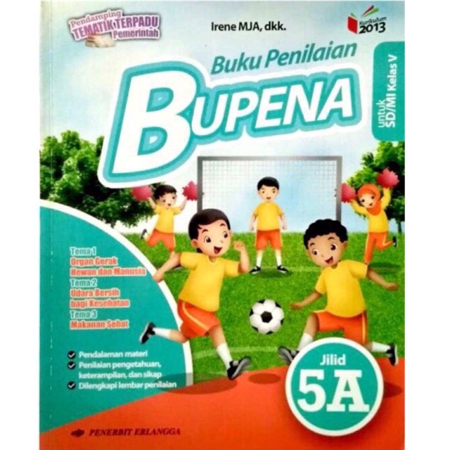 Buku Penilaian Bupena kelas 5A SD MI