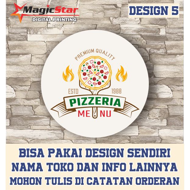 Sticker label custom bontak / label stiker logo cutting TERMURAH-LOGO 5