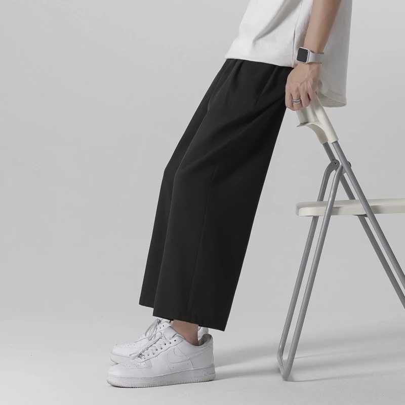 Streetwear Ankle Pants Model Oversize - Celana Unisex Cropped Pants