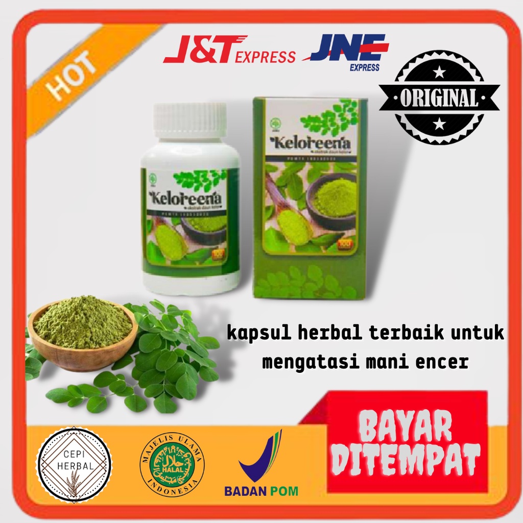 Obat Mani Encer / Kesuburan Pria , Pengental Sperma Encer Keloreena Original