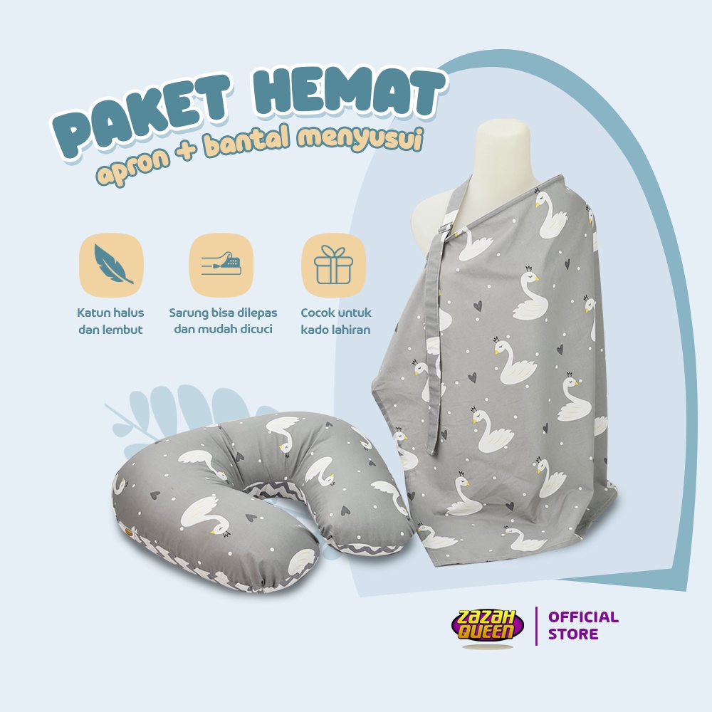 Bantal menyusui bonus apron menyusui