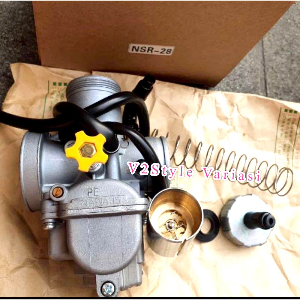 KARBULATOR PE 28 KEIHIN JAPAN A115 FULL SET ORIGINAL PE 24 PE 26 R25 Jupiter MX King YZF R3 MT25 MT07 Cros Vixion Byson Fino Soul Freego Forza KLX Crf Trail Genio Scorpio CBR 150  Megapro Versa Thunder VEGA FIZ R MX King BLADE SPACY Satria FU Tiger NINJA-3