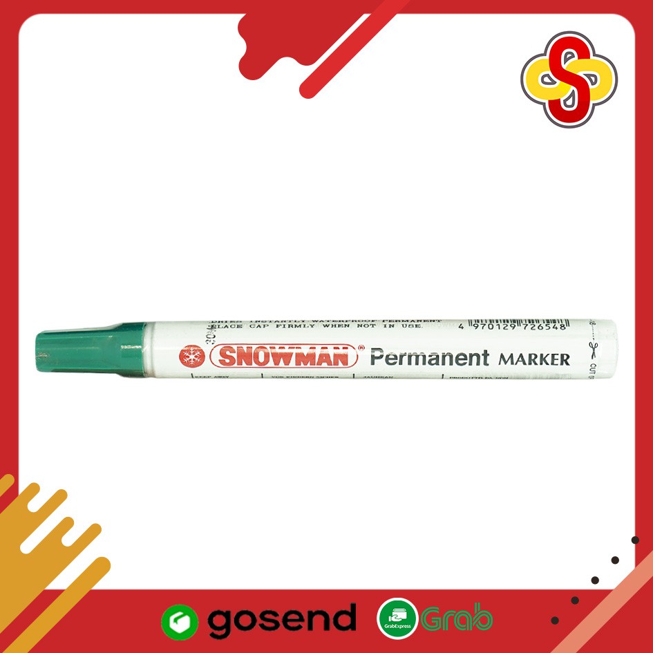 Spidol Permanent Marker Snowman G-12