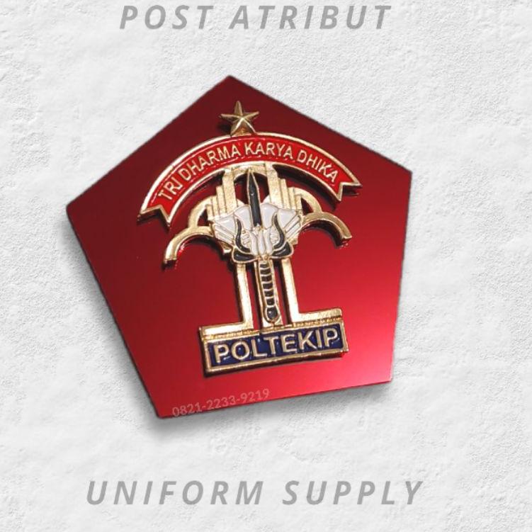 Koleksi Terbaru.. Emblem Pet Taruna POLTEKIP / Topi Pet Poltekip / Atribut Poltekip / Atribut Taruna