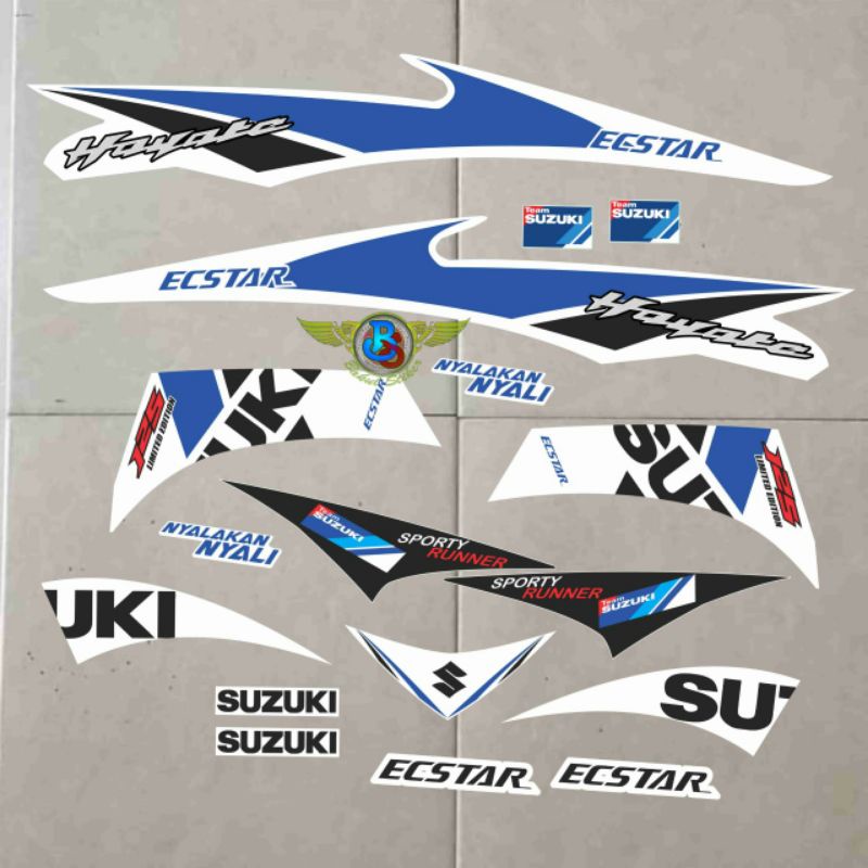 jual striping Suzuki Hayate ecstar