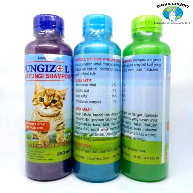 SHAMPOO ANTI JAMUR KUTU KUCING FUNGIZOL CAT