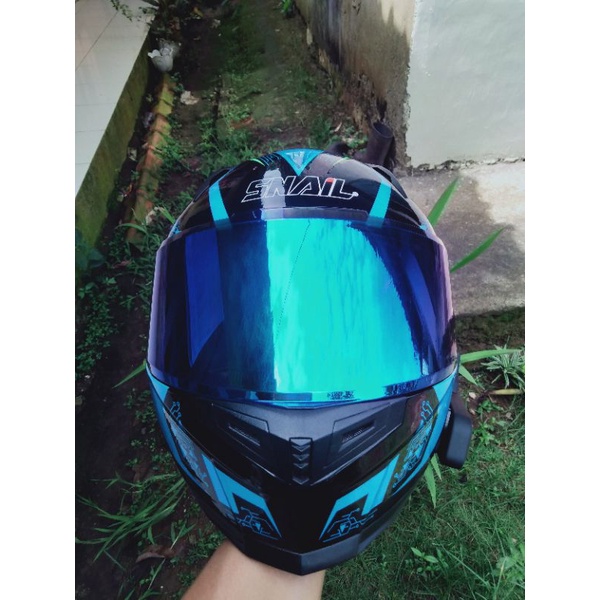 HELM SNAIL FFS1 ELECTRIC BLUEGREEN