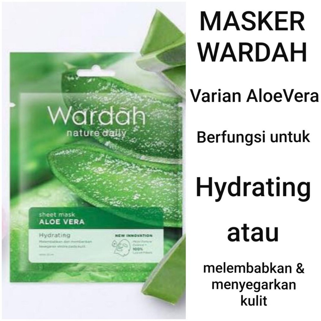 Wardah Nature Daily Sheet Mask Aloe Vera