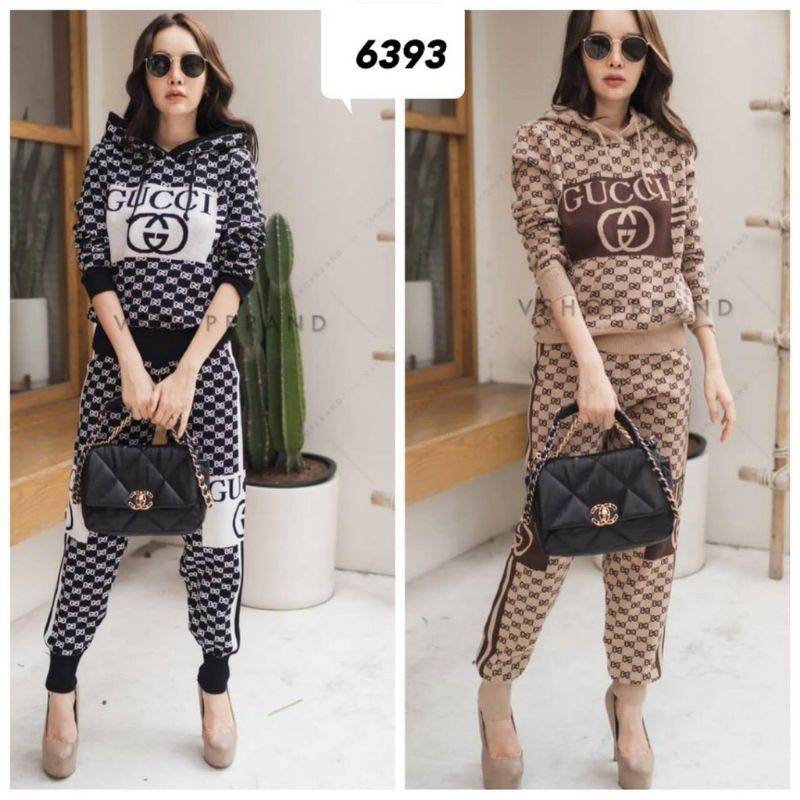 setelan gucci wanita import