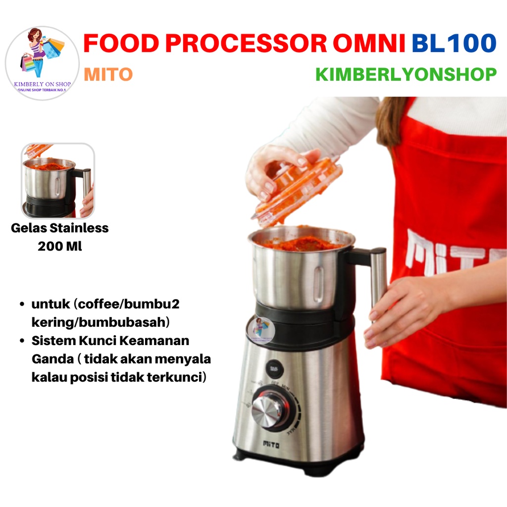 Blender Food Processor BL100 Omni Blade Mito