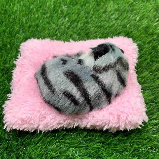 BONEKA KUCING MINI TIDUR LUCU