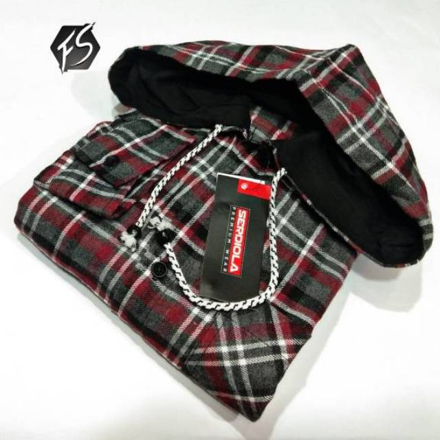 KEMEJA FLANEL HOODIE / KEMEJA HOODIE / FLANEL HOODIE