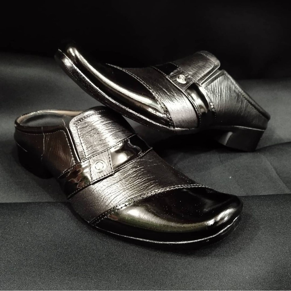 Sepatu Bustong Pria Selop Tutong Daltu 100% Asli Kulit Sapi