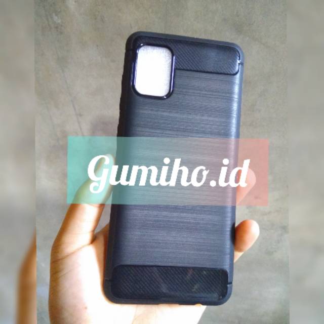 CARBON CASE SAMSUNG A31 NEW SOFT CASE SAMSUNG A31 PROMO MURAH