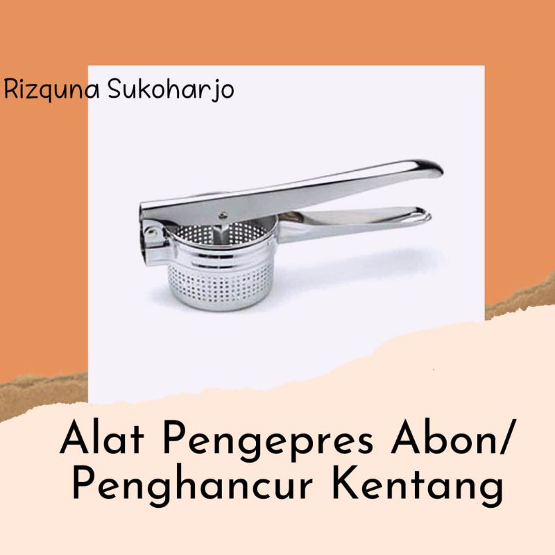 

Alat pengepres abon/kentang stainles