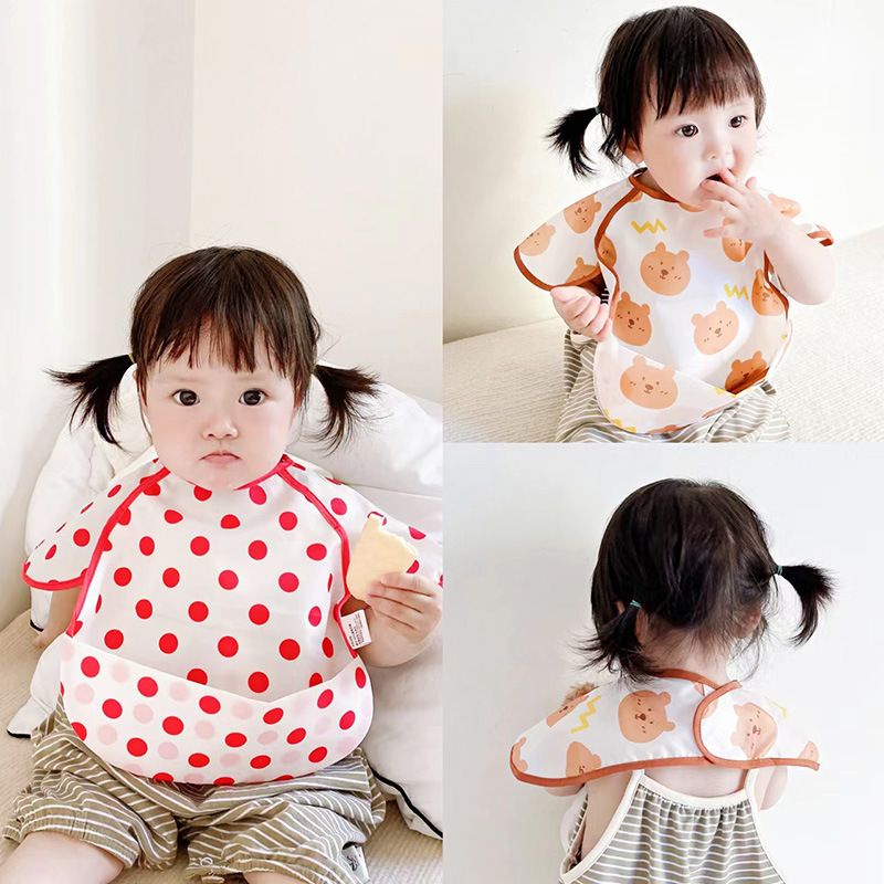 BIANCA - Bibs Anak / Celemek Anak Bayi RED POLKADOT SERIES