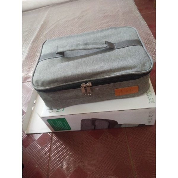 Delicia Set Tempat Makan Stainless Steel Dengan Tas / Lunch Box