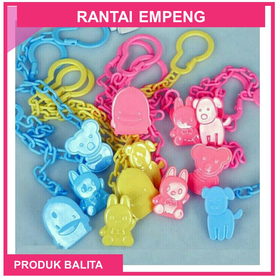 Gantungan Empeng Bayi Tali Rantai Dot Empeng Bayi Lucu