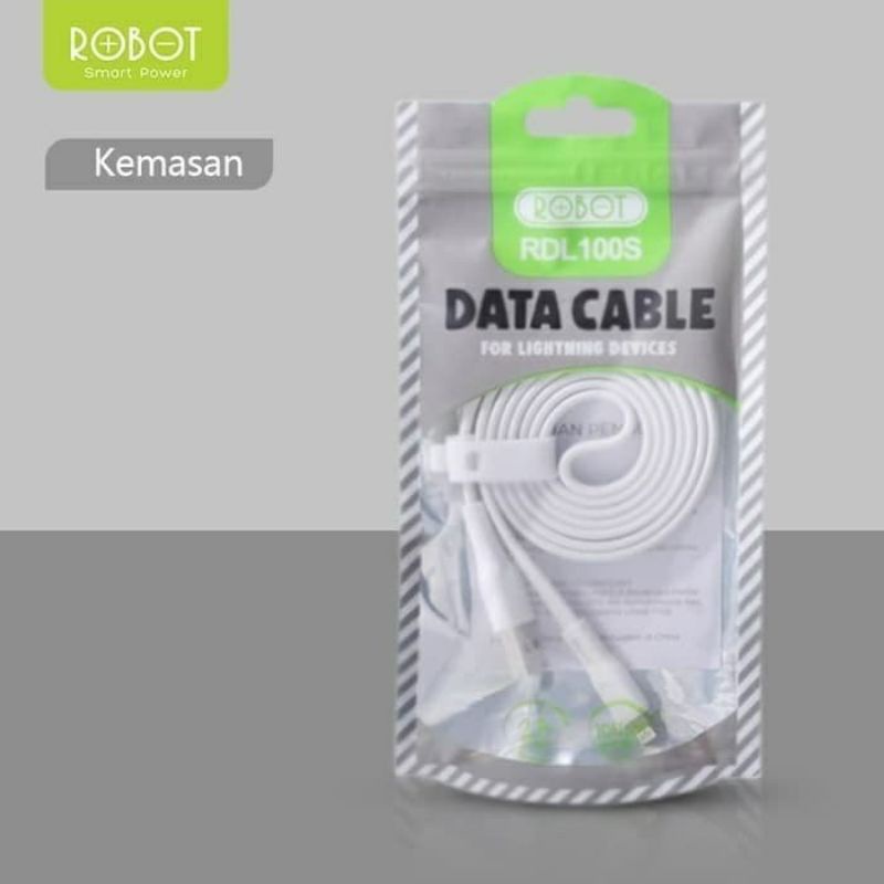 Kabel Data Robot RDL100S Kabel Data Lightning iPhone ORIGINAL