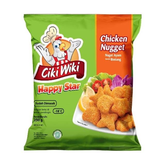

Ciki Wiki Happy Star 250 Gram Naget Ayam
