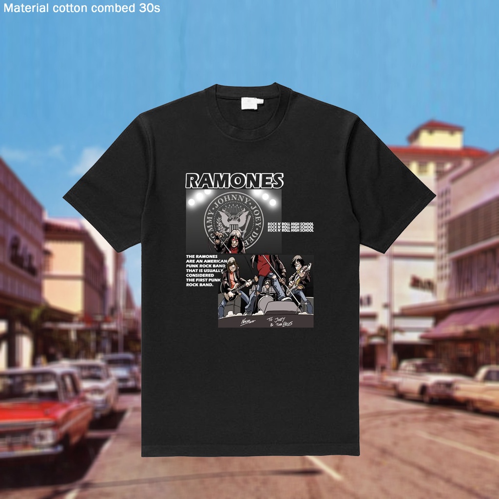 KAOS BAND MUSIC - KAOS VINTAGE MUSIC - RAMONES - TSHIRT BAND