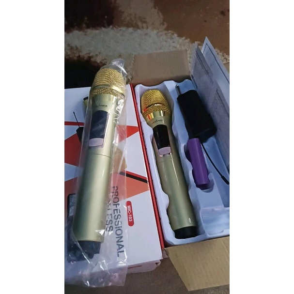 Advance  Microphone Profesional Mic Wireless MIC-103 Garansi 1 tahun