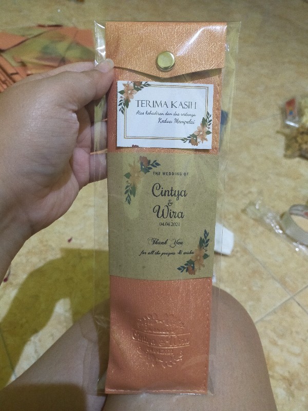 Pouch Sedotan Stainless & Pouch Sendok Garpu