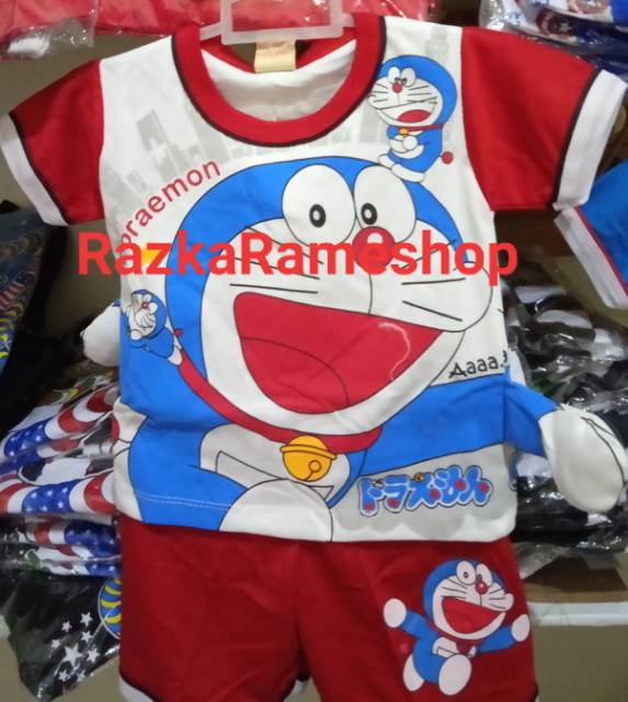 STELAN ANAK BABY TANGAN BONEKA DORAEMON USIA 0-1THN