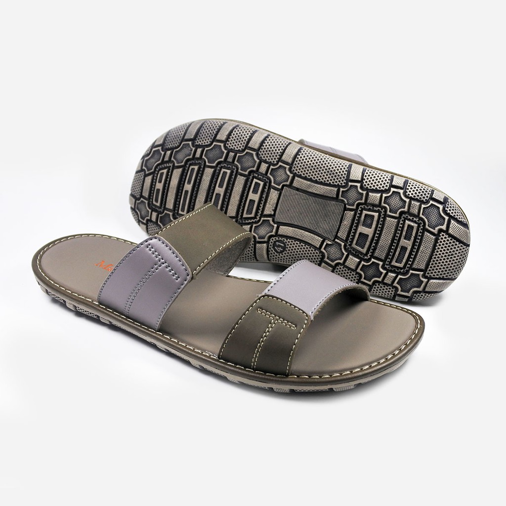 Mascotte LEVINA Sandal Pria 975.258-259 [ Olive dan Navy ] / Ramayana Jatinegara