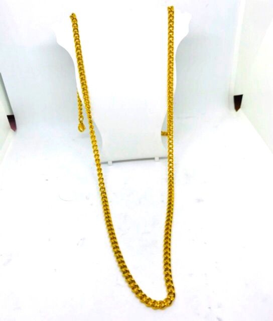 Kalung titanium rante panjang 75cm //titanium//kalung//perhiasan fasion