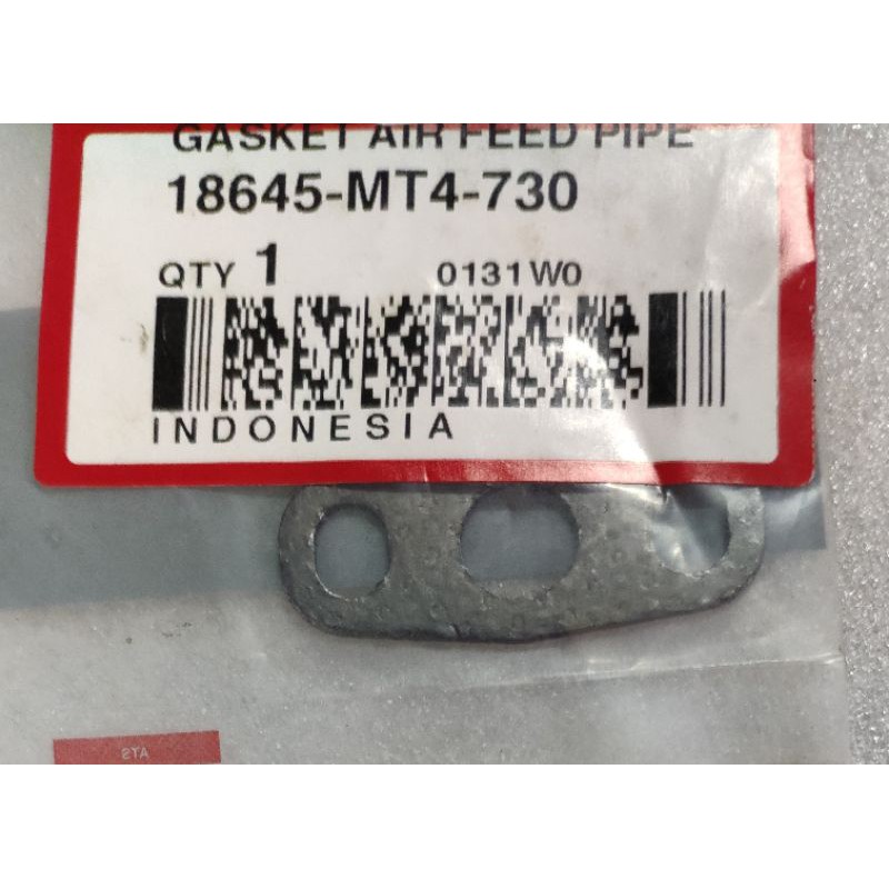 Gasket Air Feed Pipe Ori Honda 18645MT4730