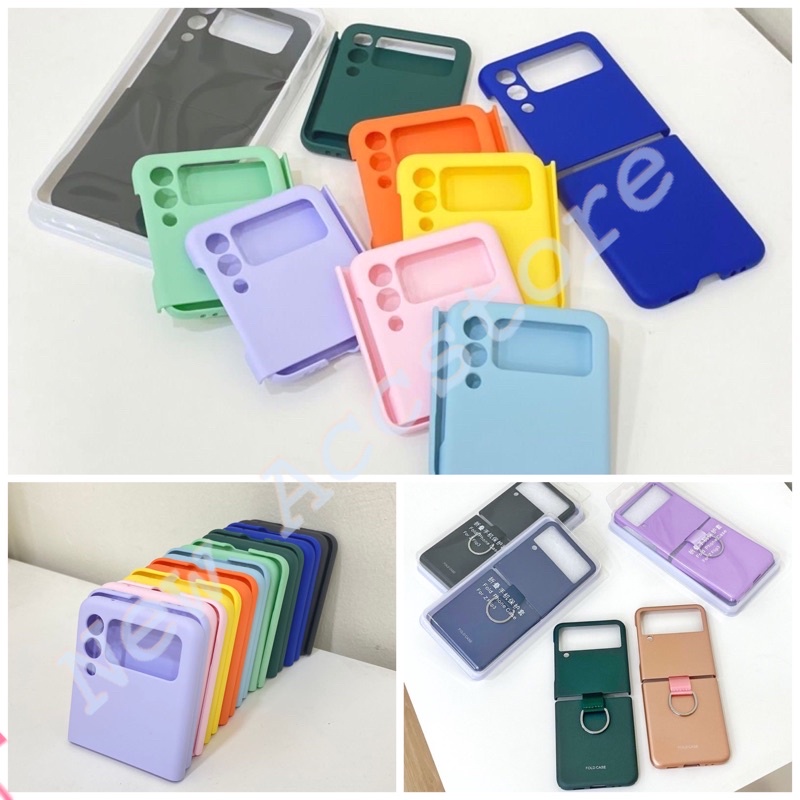 CHROME ARMOR Mewah ya high quality PREMIUM, anti crack, clear case, NEW ANTI PASARAN* *PREMIUM KOREAN CASE* pack premium, material pilihan, super clear,  FLIP 3 DOVE CASE + RING* 5 warna cantik best seller  Packing retail cantik samsung  Z FLIP 3