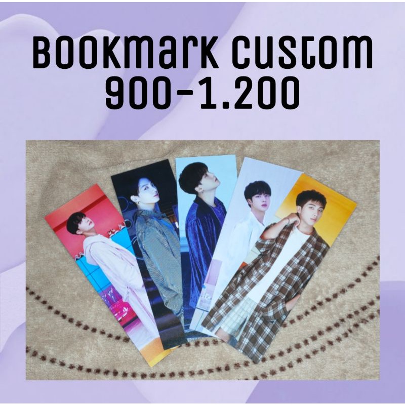 BOOKMARK BTS (PEMBATAS BUKU BTS) 310GSM