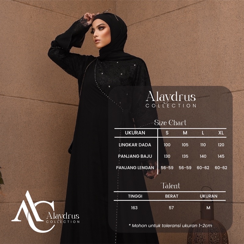 Abaya Gamis Dress Wanita Arab Saudi 833