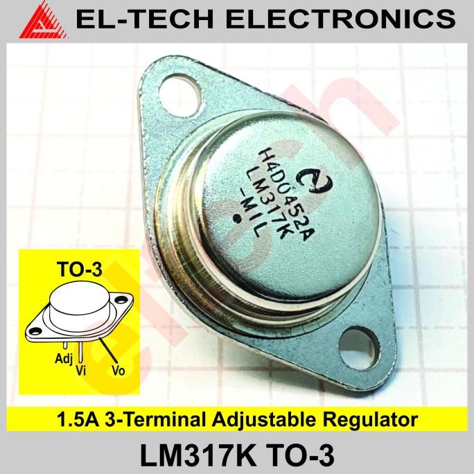 LM317 LM317K LM 317 317K TO-3 Adjustable Positive Voltage Regulator elt3ch Juara