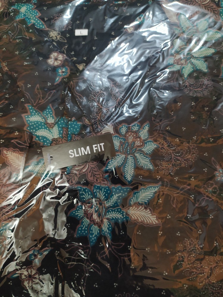 Batik Pria Lengan Panjang Slim Fit Batik Slimfit Pria Distro