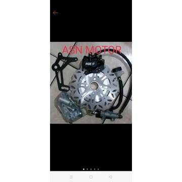 Cakram belakang set yamaha vixion old , New cakram belakang vixion lama satu set plug and play