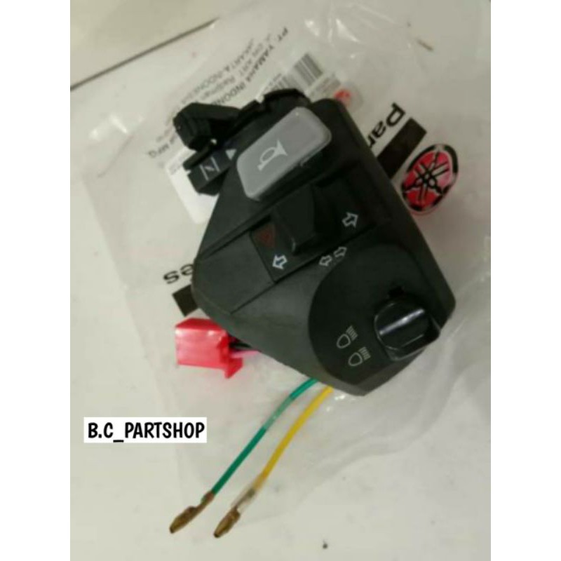 SAKLAR HOLDER KIRI ORI COSTUME SEIN HAZARD LAMPU ON/OFF YAMAHA Mio J/M3/Jupiter/Soul GT 125