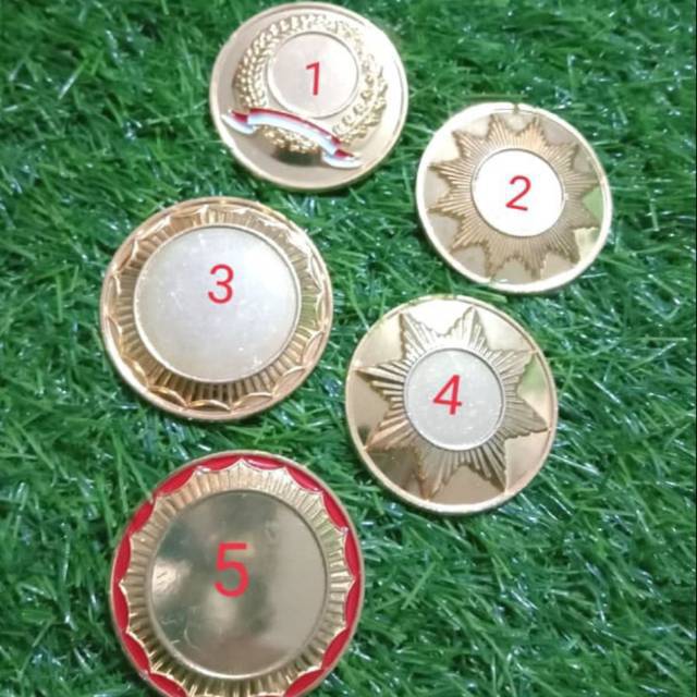 Pin Polos Model Tumpuk Besar Padi Kapas Bintang Kembang Tumpuk Peniti Kuningan PREMIUM