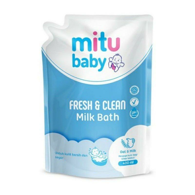 mitu baby fresh & clean milk bath 400ml