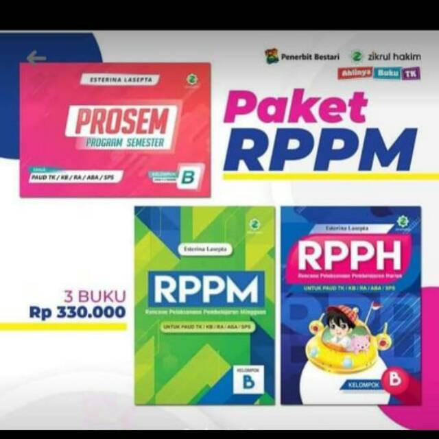 Paket RPPM RPPH PROSEM Untuk PAUD/KB/RA/ABA/SPS
