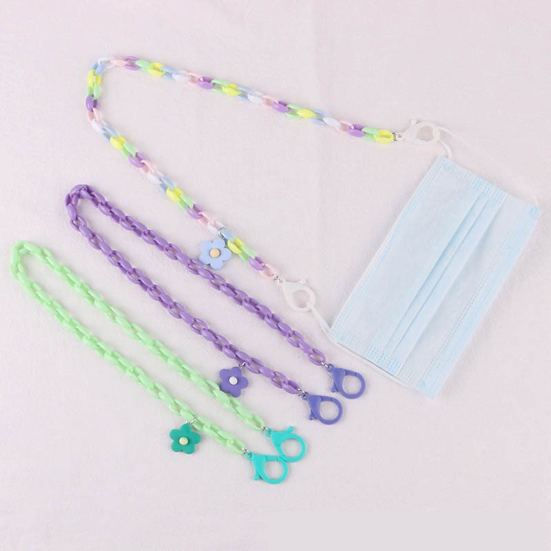 【CT】Ready  Masker Adjustable Mask Clip  Ear Holder Neck Strap Rope Colorful  Chain Anti Slip Glasses