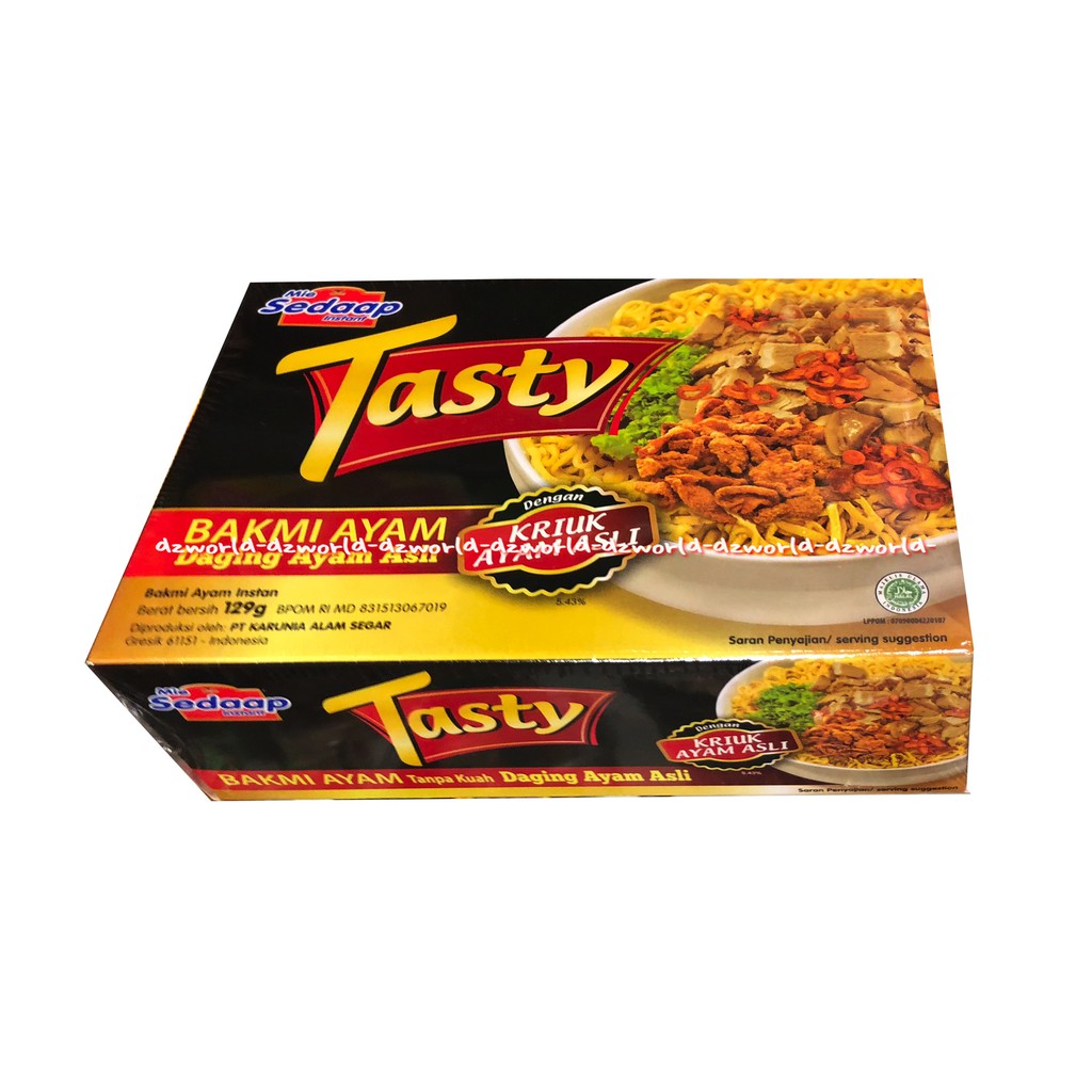 Mie Sedap Tasty Kriuk Ayam Ayam Asli Bakmi Ayam Daging Asli Indomie Sedaap