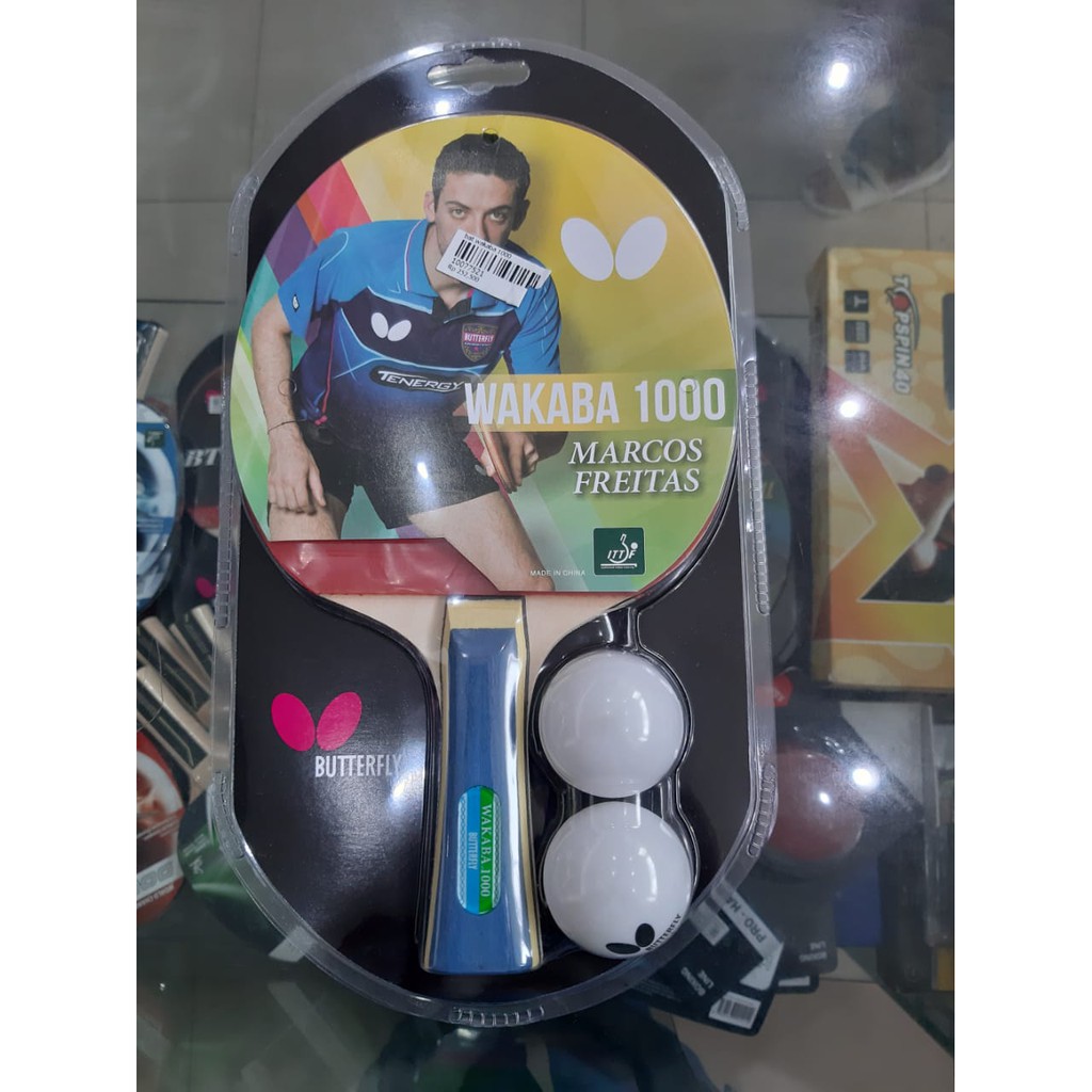 BET TENIS MEJA BET PINGPONG WAKABA 1000 BUTTERFLY ORIGINAL