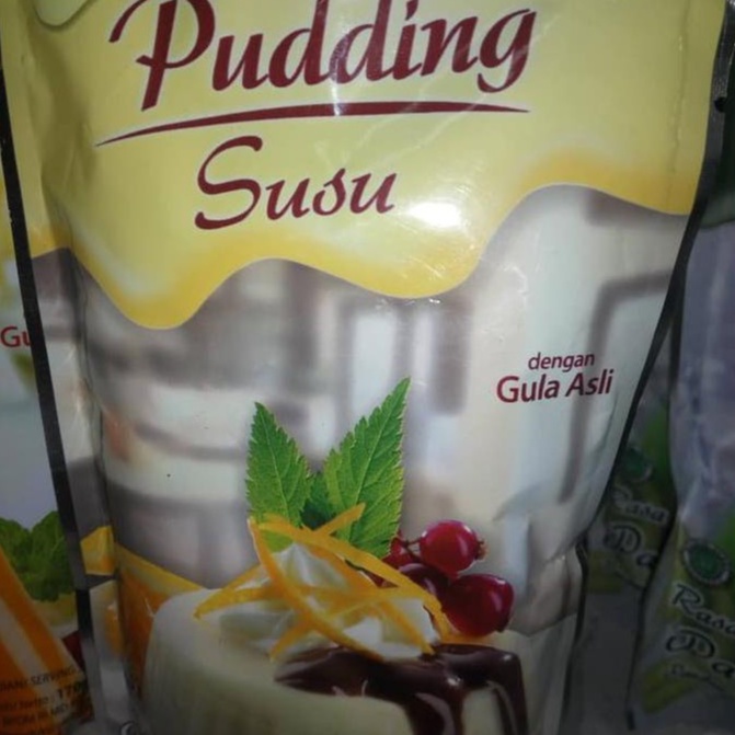 nutrijel PUDING susu rasa VANILA vanilla flavour 120gr (4.2oz)