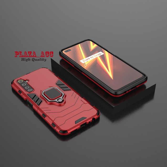 Case Realme 6 Pro - Casing Realme 6 Pro Case Armor Ring Cover