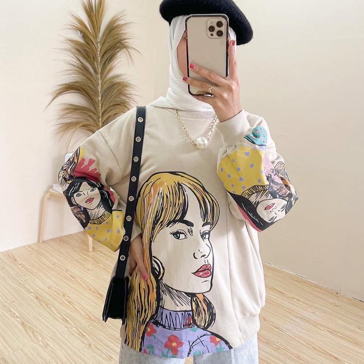 VENICE RETRO OVERSIZE SWEATER L90Y